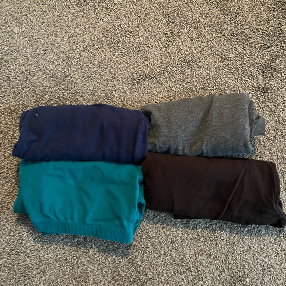 Multi-Color Bottoms Leggings/Tights Set of Four